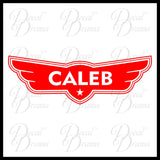 Personalized Planes emblem Inspired by Disney Planes Vinyl Wall Decal
