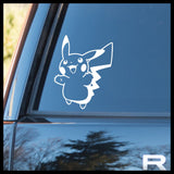 Chubby Pikachu avatar Pokemon, PokemonGO Vinyl Car/Laptop Decal