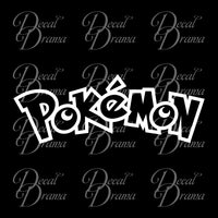 Pokemon logo, PokemonGO vinyl car/laptop decal