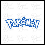 Pokemon logo, PokemonGO vinyl car/laptop decal
