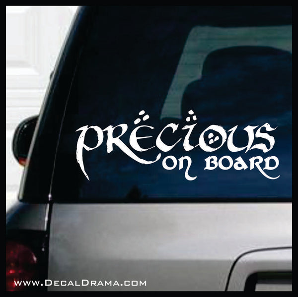Precious on Board, Lord of the Rings-Inspired Fan Art Vinyl Decal