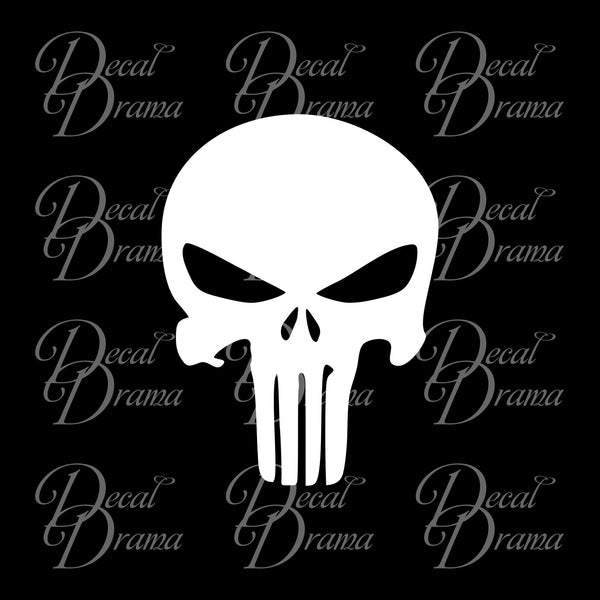Punisher Skull Superhero Logo Phone & Laptop Sticker Pack