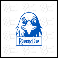 Ravenclaw Eagle Chibi, Harry Potter-inspired Fan Art Vinyl Car/Laptop Decal