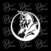 Red Devil Profile Vinyl Car/Laptop Decal
