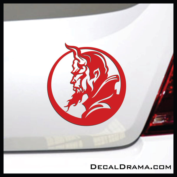 Red Devil Profile Vinyl Car/Laptop Decal