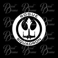 Rogue Squadron Rebel Alliance emblem, Star Wars-Inspired Fan Art Vinyl Wall Decal