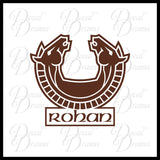 Rohirrim of Rohan emblem, Lord of the Rings-Inspired Fan Art Vinyl Decal