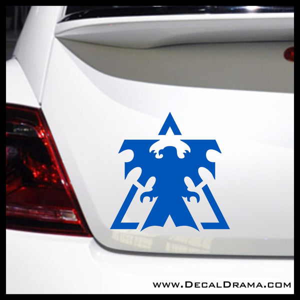 Terran emblem, StarCraft 2-inspired Vinyl Car/Laptop Decal