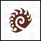 Zerg emblem, StarCraft 2-inspired Vinyl Car/Laptop Decal