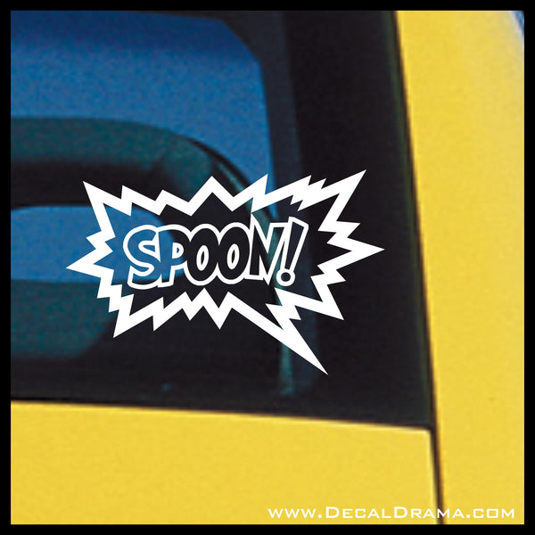 Spoon!, The Tick Comic Book and TV show Fan Art Vinyl Car/Laptop Decal