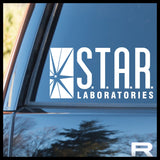 STAR Laboratories logo, DC Comics-inspired Fan Art Vinyl Car/Laptop Decal