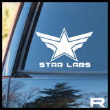 STAR Labs Star logo, DC Comics-inspired Fan Art Vinyl Car/Laptop Decal