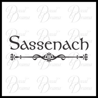 Sassenach, Outlander-inspired Vinyl Car/Laptop Decal