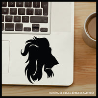 Scar silhouette, The Lion King Villain, Vinyl Car/Laptop Decal