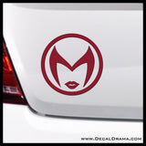 Scarlet Witch emblem, Marvel Comics Avengers, Vinyl Car/Laptop Decal