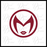 Scarlet Witch emblem, Marvel Comics Avengers, Vinyl Car/Laptop Decal