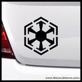 Sith Order emblem, Star Wars-Inspired Fan Art Vinyl Wall Decal