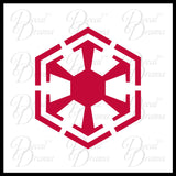 Sith Order emblem, Star Wars-Inspired Fan Art Vinyl Wall Decal