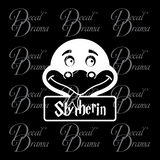 Slytherin Serpent Chibi, Harry Potter-inspired Fan Art Vinyl Car/Laptop Decal