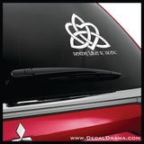 Some Like It Scot Celtic Knot, Outlander-inspired Vinyl Car/Laptop Decal