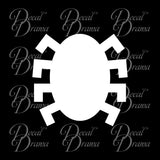 Spiderman Classic Back Spider symbol, Marvel Comics-inspired Vinyl Car/Laptop Decal