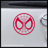 Spiderman Classic face logo, Marvel Comics-inspired Vinyl Car/Laptop Decal