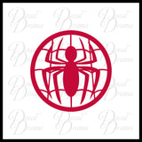 Spiderman Spider on Web emblem, Marvel Comics-inspired Vinyl Car/Laptop Decal