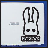 Splicer Bunny Masquerade Mask, Bioshock-inspired Vinyl Decal