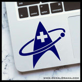Star Trek Medical Communicator insignia Vinyl Car/Laptop Decal