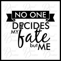 No One Decides My Fate but Me, TVs Supernatural-inspired Fan Art, vinyl car/laptop decal