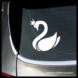 Swan Queen custom design, OUAT-inspired Vinyl Car/Laptop Decal