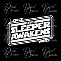 The Sleeper Awakens Spice Wars, Frank Herbert's Dune Fan Art Vinyl Decal