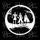 The Brothers and Their Prizes, vinyl decal inspired by The Tales of Beedle the Bard by JK Rowling