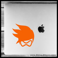 Tracer icon, Overwatch-inspired Vinyl Car/Laptop Decal