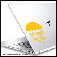 Umbrella In Omnia Paratus, Gilmore Girls-inspired Fan Art Vinyl Car/Laptop Decal
