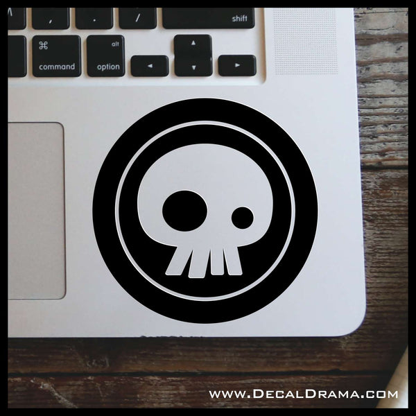 Undead Elemental, Skylander-inspired Vinyl Car/Laptop Decal