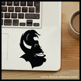 Ursula silhouette, Little Mermaid Villain, Vinyl Car/Laptop Decal
