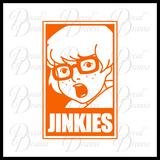 Velma Dinkley Jinkies, Mystery Incorporated, TV show Fan Art Vinyl Car/Laptop Decal