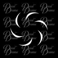 Void Aspect symbol Homestuck-inspired Vinyl Car/Laptop Decal