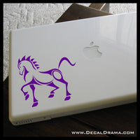 War Horse Cavalry Stallion Vinyl Car/Laptop Decal