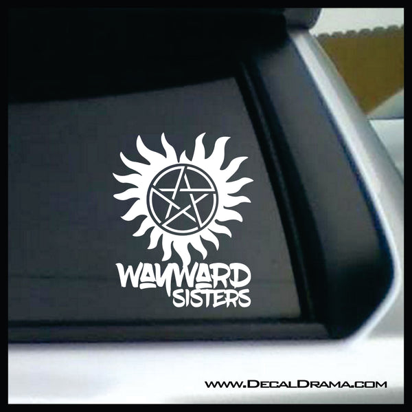 Wayward Sisters symbol, Supernatural Spin-off-inspired Vinyl Car/Laptop Decal