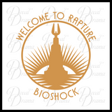 Welcome to Rapture, lighthouse, Bioshock-inspired Vinyl Decal