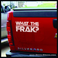 What the FRAK? Battlestar Galactica-inspired Vinyl Car/Laptop Decal