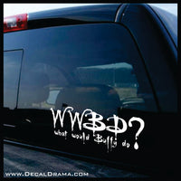 What Would Buffy Do? from Buffy the Vampire Slayer-inspired Vinyl Car/Laptop Decal