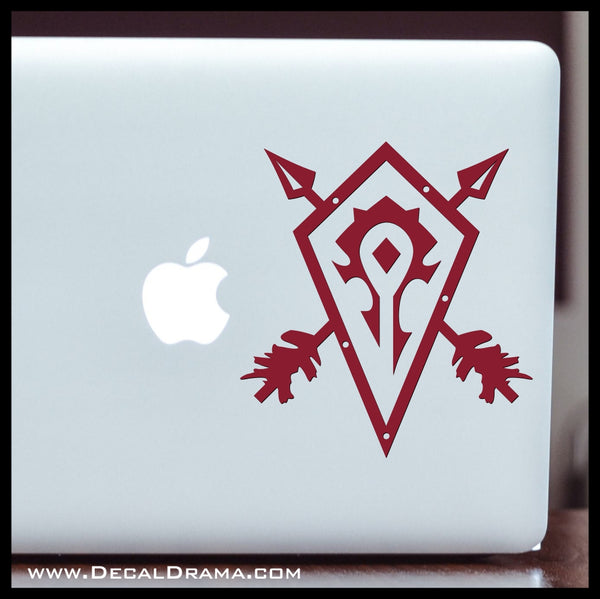 Horde Crest shield, WoW World of Warcraft-inspired Car/Laptop Decal