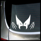Wolverine emblem, Classic X-Men Marvel Comics-Inspired Fan Art Vinyl Car/Laptop Decal
