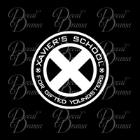 Xavier's School for Gifted Youngsters, Classic X-Men-Inspired Fan Art Vinyl Car/Laptop Decal