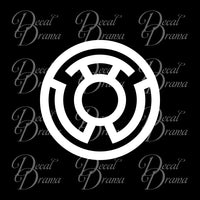 Yellow Lantern Corps - Sinestro (Fear) emblem Vinyl Car/Laptop Decal