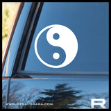 Yin and Yang symbol Vinyl Car/Laptop Decal