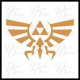 Legend of Zelda Hylian Wingcrest Triforce Emblem Vinyl Car/Laptop Decal